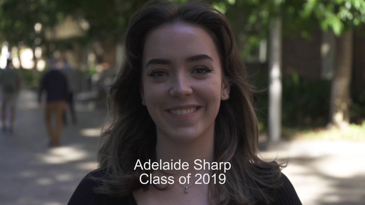 Adelaide S., class of 2019 A 60 sec alumni story