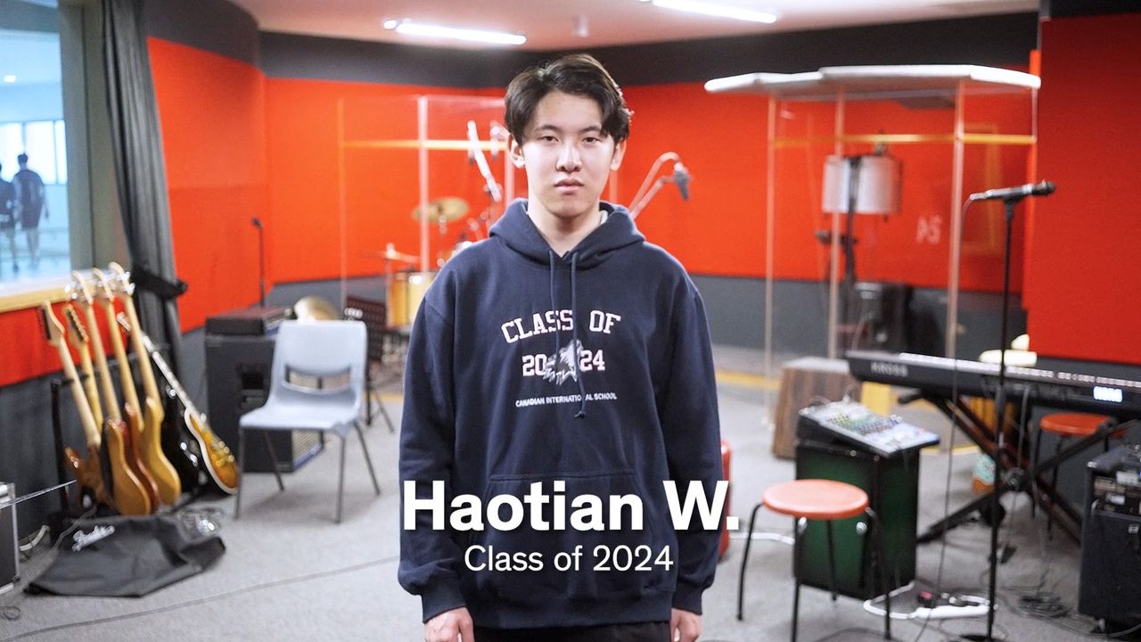 The One, Class of 2024: Haotian W.