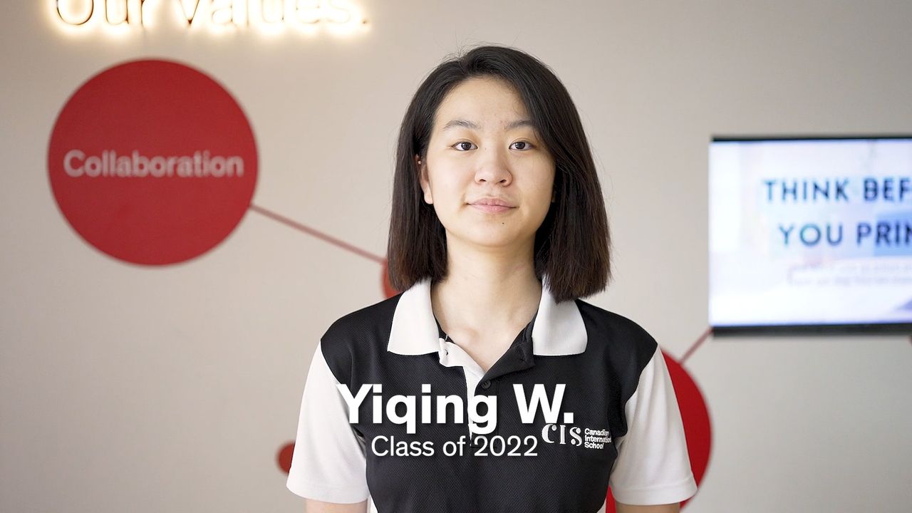 The One, Class of 2022: Yiqing W.